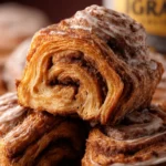 Croissant Cinnamon Rolls (Flaky Laminated Cinnamon Rolls) First Image