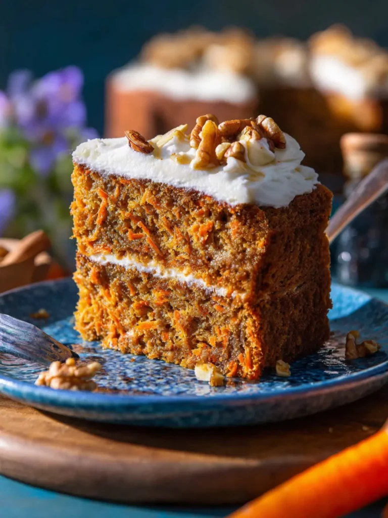 Greek Yogurt Carrot Cake (Easy One Bowl Recipe) First Image