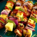 Hawaiian Chicken Kebabs First Image