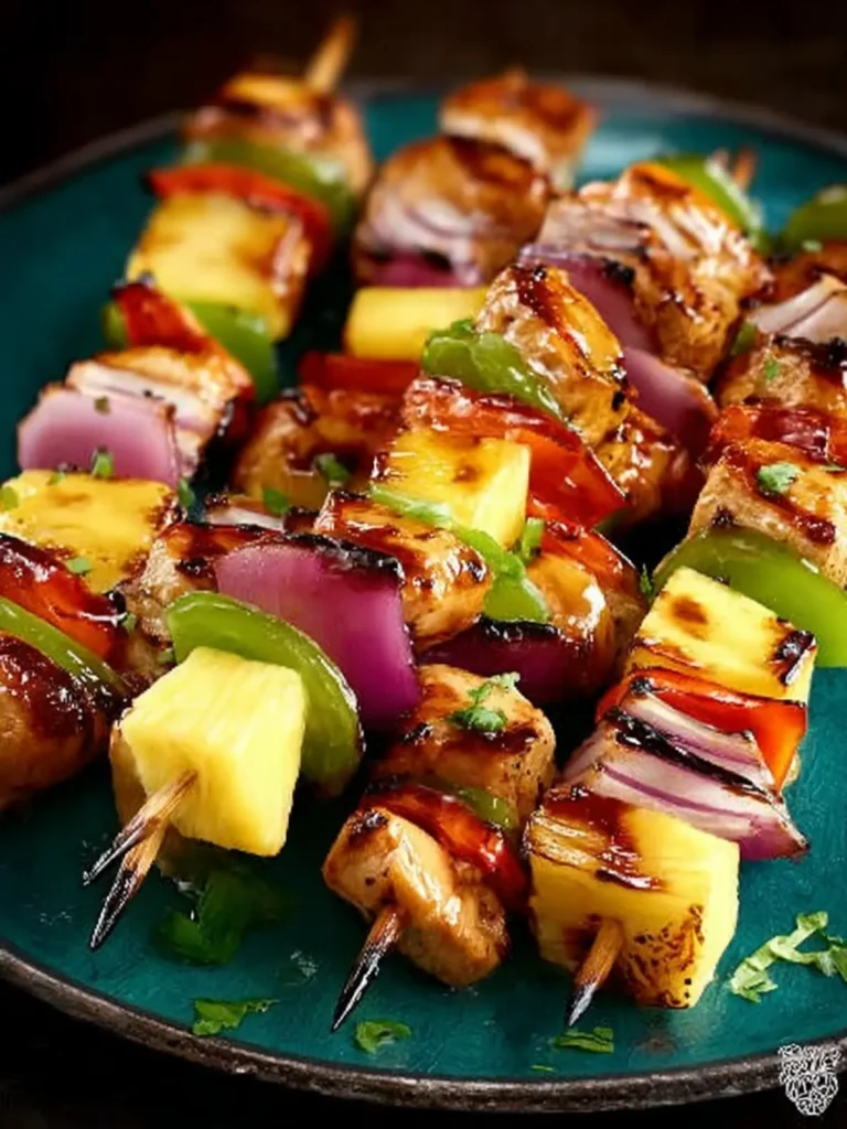 Hawaiian Chicken Kebabs First Image
