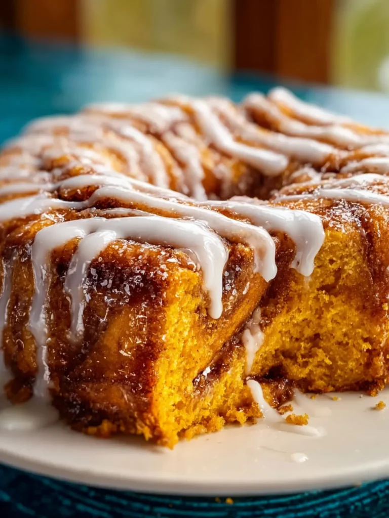 Pumpkin Honey Bun Cake First Image