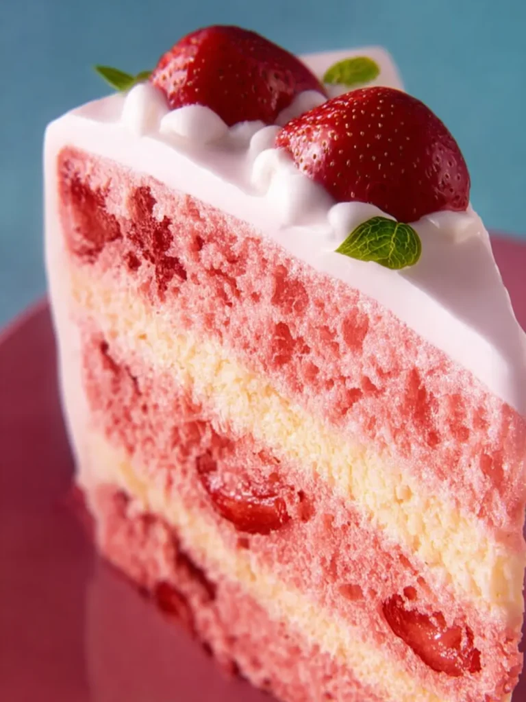 vegan strawberry cake First Image