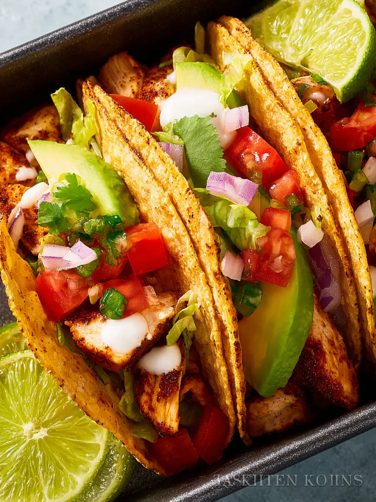 Air Fryer Chicken Tacos First Image