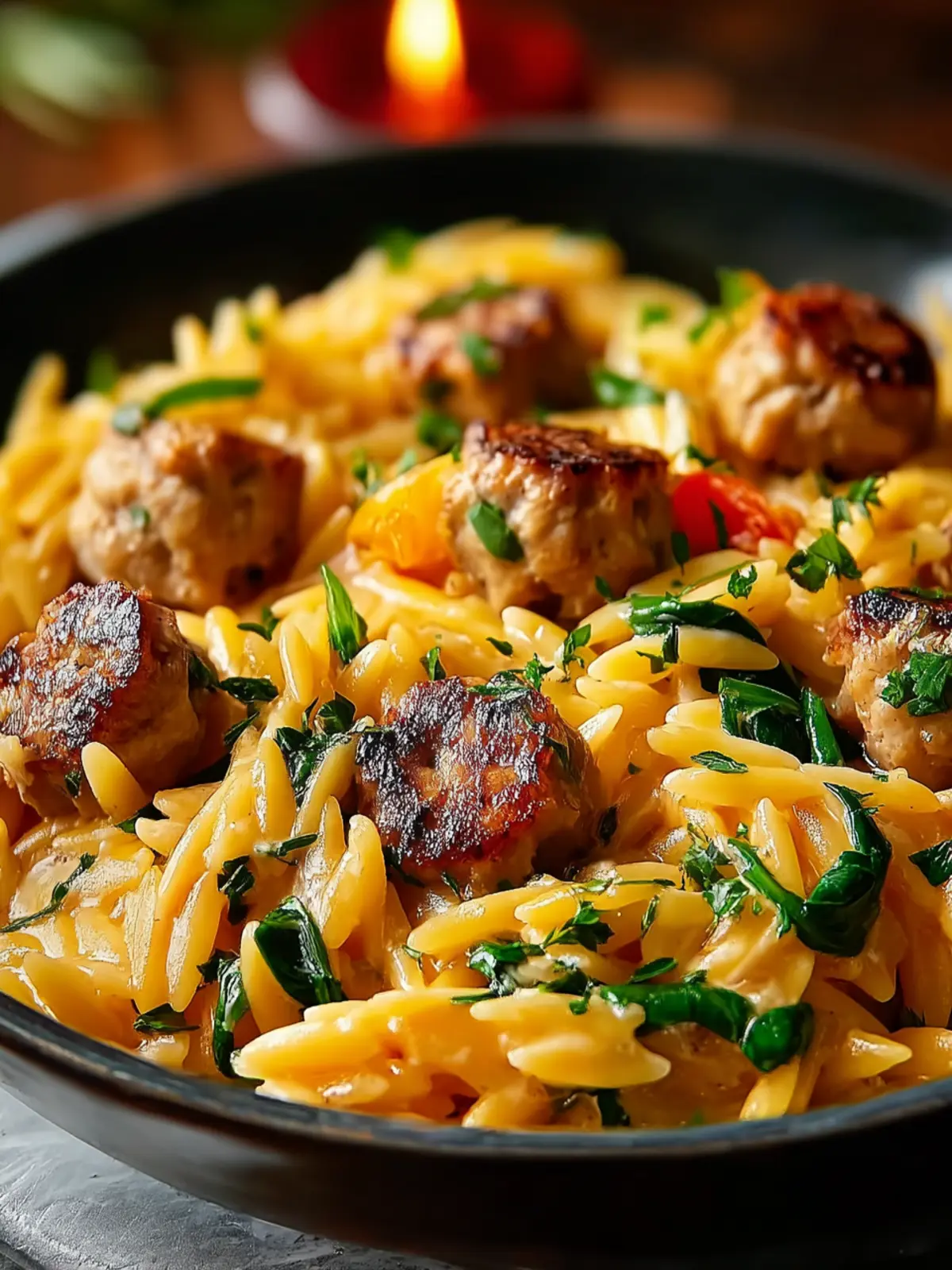 Chicken Sausage Orzo First Image