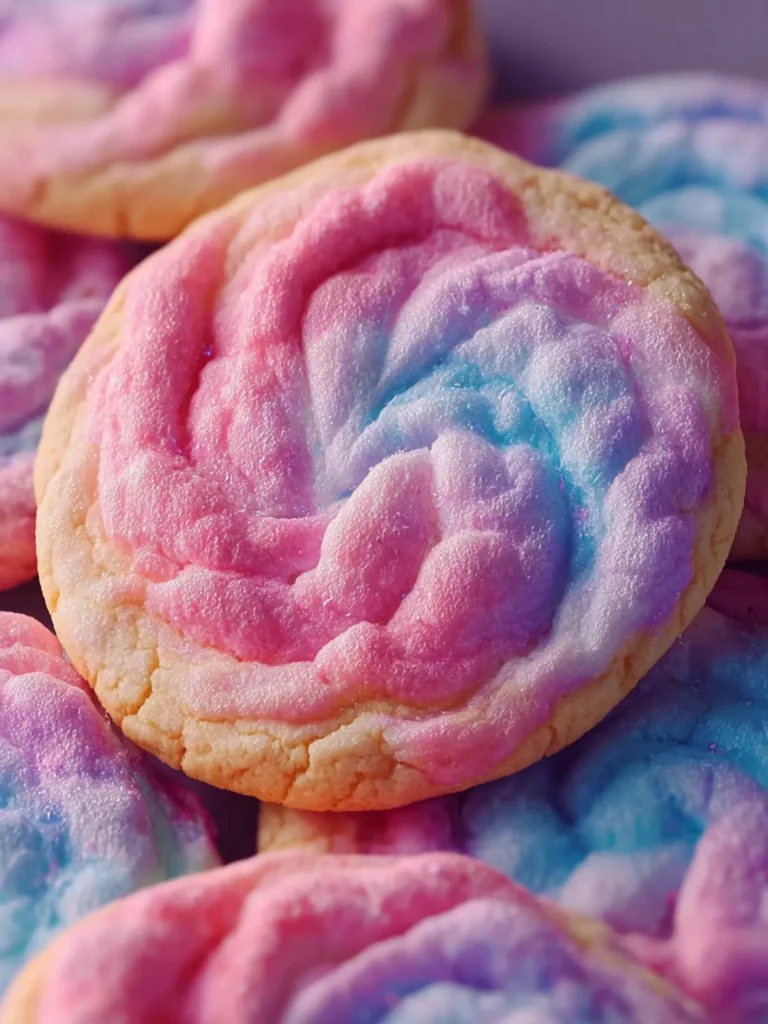 Cotton Candy Cookies First Image