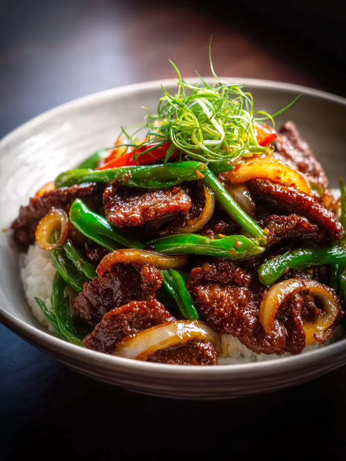 Crispy Beef and Onion Stir Fry: Quick & Delicious Recipe First Image