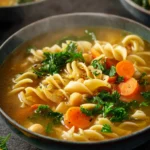 Easy Chickpea Noodle Soup First Image
