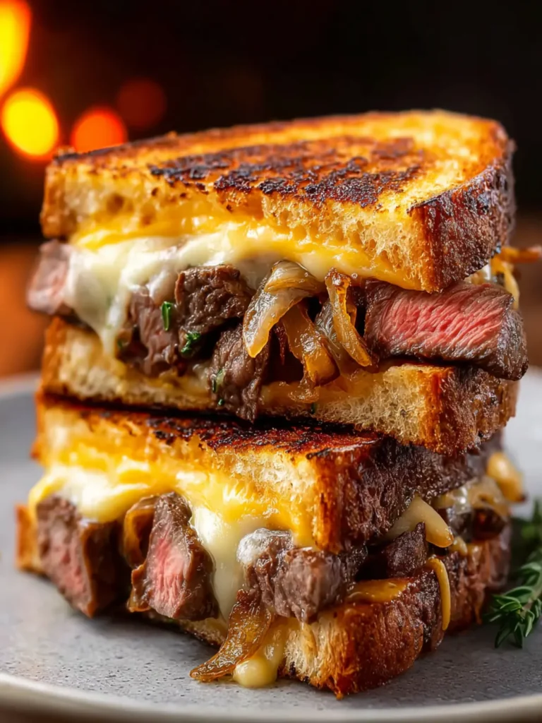 Steak Grilled Cheese First Image