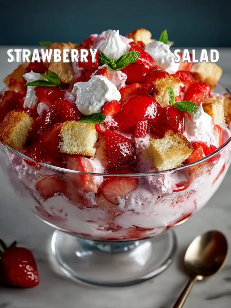 Strawberry shortcake fluff salad First Image
