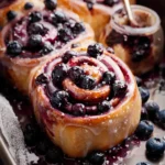 blueberry cinnamon rolls First Image
