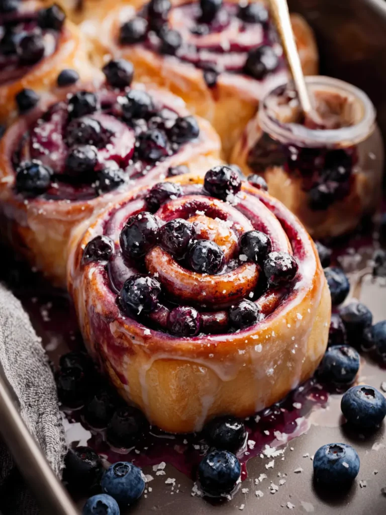 blueberry cinnamon rolls First Image