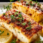 lemon butter baked mahi mahi First Image