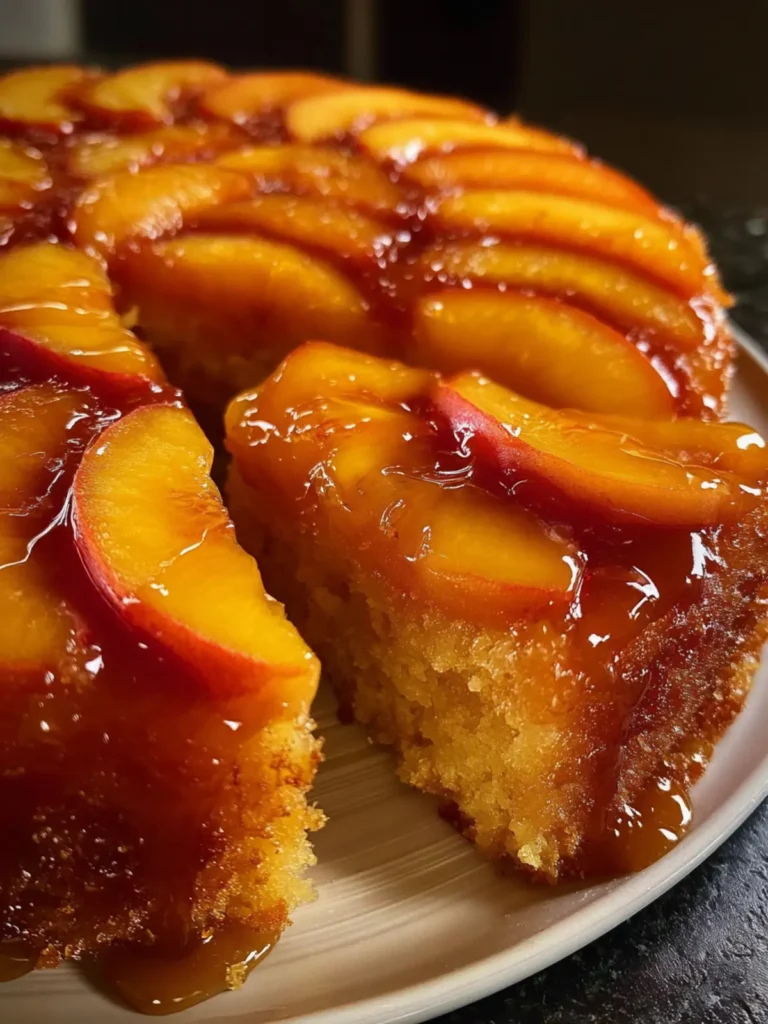 peach upside down cake First Image