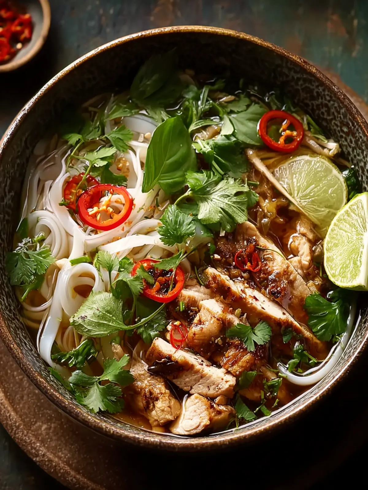 Vietnamese Noodles with Lemongrass Chicken: A Flavorful Delight